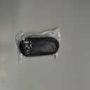 Eyeglass Case Double Sided Travel Size Cute Portable Contact Lens Box 2 in 1 Multifunction With Tool for Daily Outdoor Office, Black