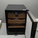 Prestige Import Group Clevelander Thermoelectric Cooler Humidor - Up to 250 Capacity - Color: Black w/Stainless Steel Door