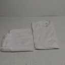 2 Pack Fabric Snap-in Shower Curtain Liner Replacement,Compatible with Hookless Shower Curtain with Snap in Liner, Removable & Water-Repellent,Machine Washable,70x54,White