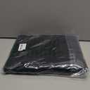 NICETOWN Pitch Black Solid Thermal Insulated Grommet Blackout Curtains/Drapes for Bedroom Window (2 Panels, 42 inches Wide by 63 inches Long, Black)