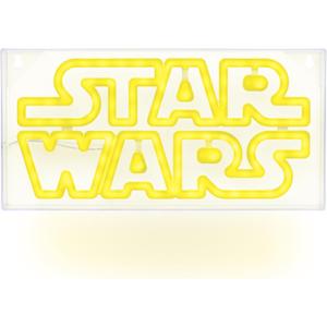Paladone Star Wars LED Neon Logo Light Sign - Wall Mountable or Free Standing - Great Gift & Room Decor for Star Wars Fans