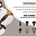 Minimalist Black 2 Lights LED Wall Light Up/Down Indoor Lamp,360 Adjustable Uplighter Downlighter,Rustic Country Vintage Loft Wall Sconce Fixture Fitting Retro Warm Edison Lamps E26 Max 2*60W