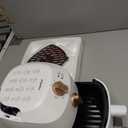 COMFEE' Compact 2.1 Quart Air Fryer with 12 Menu Options, Adjustable Timer & Temperature Control 180-400 degrees F, Dishwasher-Safe Nonstick Fry Basket (White)