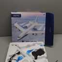 RC Airbus 747 A380 2.4G Remote Control Electric Plane Four Motor RC Airplane Toy RC Airliner with LED Lights Drop Resistant Aircraft 2 Batteries EPP Airplane for Beginners Kids Gifts (A-380), Blue