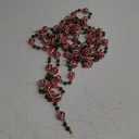 Berlune 16 Feet Christmas Ball Bead Garland Decor for Christmas Tree Party Red White Green Sequin Pearl Candy Beaded Ball Xmas Ornament Hanging Wreaths for Holiday Party Fireplace Fence Home Decor