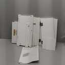 Melissa & Doug Mine to Love Wooden Play Armoire Closet for Dolls, Stuffed Animals - White (17.3H x 12.4W x 8.5D Assembled) Wooden Pretend Play Closet, Doll Wardrobe