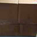 FurHaven 45" Calming Donut Dog Bed for Large Dogs, Round Plush Donut Design with Soft Filling for Snuggling Comfort, Removable Washable Cover, Jumbo XL, Shaggy Faux Fur, Gray