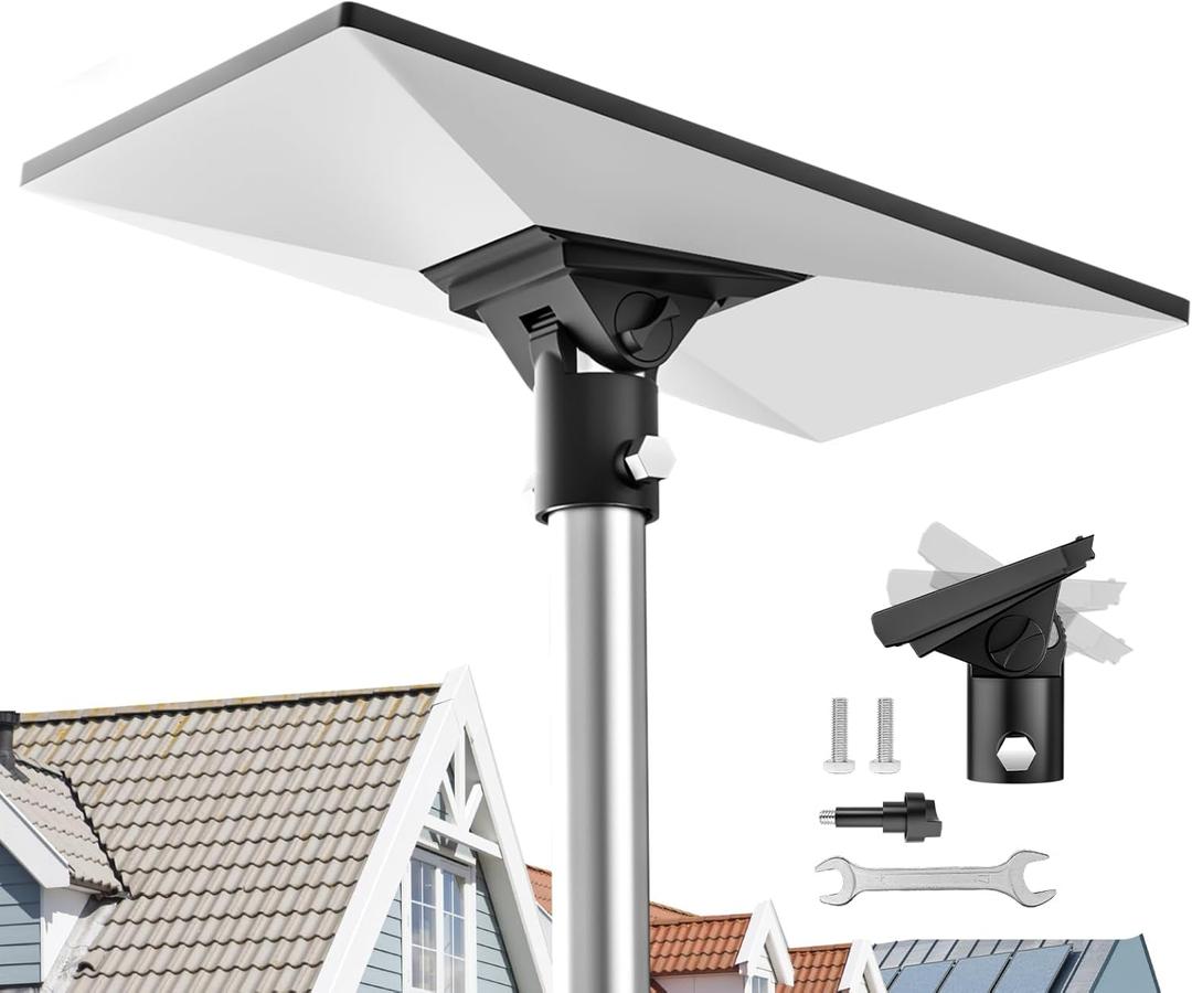 Starlink Gen 3 Pipe Adapter, Adjustable Pole Mount Adapter Mounting Kit Compatible with Starlink Gen 3 Standard Dish Pole Mounting Kits for Roof Wall RV Installation(Pipe Not Included)