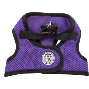 Huxley & Kent Hudson Walking & Training Harness - Purple (Large, 22-35lbs) - Easy Control Step-in Mesh Vest Harness with Reflective Strips for Safety - H&K