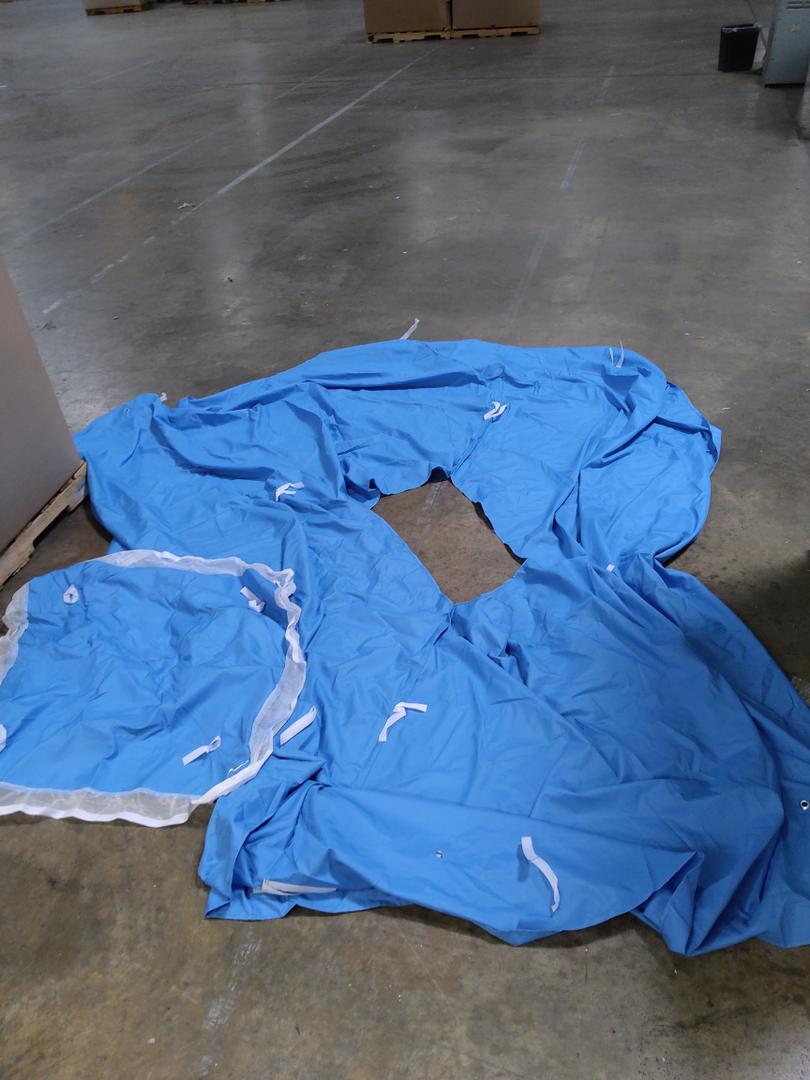 Blue Cover For Umbrella, Size 73" x 123"