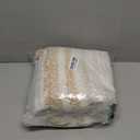 decorUhome Decorative Boho Throw Pillow Covers 18x18 Set of 2, Accent Neutral Textured Tufted Pillow Covers Striped for Couch Bed Sofa Living Room, Khaki and Cream White