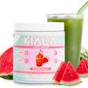 Kiala Nutrition Super Greens, Organic Greens Powder with Spirulina & Chlorella for Digestion, Gut Health, Immunity & Energy, Gluten Free, Vegan, Daily Support for Women, Watermelon Slush, 30 Servings