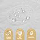 Boho Shower Curtain with Hooks, White Sheer Shower Curtain Set, Vintage Farmhouse Curtains - Waterproof Bathroom Decor for Home and Apartment, 12 Plastic Hooks Included, 72Wx72L, Sun Flower