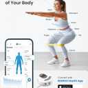 RENPHO Body Measuring Tape, Bluetooth Smart Tape Measure with Lock Hook & Retractable Function, Accurate Body Fat Measurement Device for Weight Loss, Muscle Gain, Fitness Bodybuilding, 60in /150cm