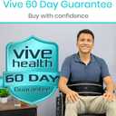 Vive Wheelchair Seatbelt - Safety Belt For The Elderly - Harness For Adults - Adjustable Straps For Chair/Bed Restraint - Patients Care - Falling out Prevention - For The Elderly, Pregnant & Paralyzed