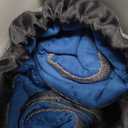 Hikenture Camping Pillow with Removable Cover - Ultralight Inflatable Pillow for Neck Lumbar Support - Upgrade Backpacking Pillow - Washable Travel Air Pillows for Camping, Hiking, Backpacking (Blue)