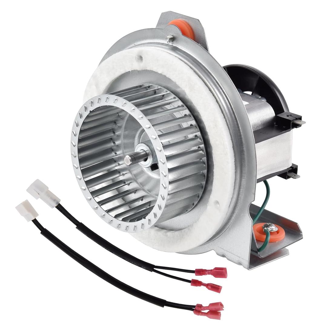 HC21ZE117 J238-150-1571 Furnace Draft Inducer Blower Motor Assembly Fit for Bryant/Carrier/JAKEL INC J238-150-1571 Draft Inducer Motor, Inducer Motor Kit with Blower Wheel and Mounting Bracket