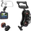 RNVEASS Dash Cam Mount, Aluminum Rearview Mirror Bracket Installation Kit, for Rove R2-4K, R2-4K PRO and R2-4K Dual Car Dash Cams