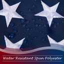 10x15 American Flag for Outside, Heavy Duty Outdoor, All Weather, Embroidered Stars with Brass Grommetss (USA Flag 10X15FT)