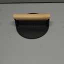 LLAMA VIVA 8.5"*3.1" Smash Burger Press, Cast Iron Grill Press with Wood Handle - Rectangle, Juicy and Crispy Burgers for BBQs, Cookouts - 1PC