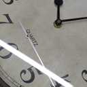 HYLANDA Wall Clock, 12 Inch Silent Non Ticking Battery Operated Clocks, Decorative for Living Room, Bedrooms, Kitchen (Bronze)