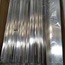 Ravinte Hardware 20 Pack Silver Cabinet Handles, 7.8 Inch (200mm) Finger Edge Pulls, 6-1/4 Inch Hole Center, Finger Pulls for Cabinets