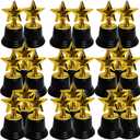 24 Pack Mini Star Trophy Awards Bulk, 4.72 Inch Plastic Gold Star Trophy, Mini Trophies Party Favors, Small Trophy Award for Winner Competitions, Sports Events, Props, Rewards, Game Prize