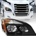 Halogen Headlights Compatible with 2018-2024 Freightliner Cascadia | Headlamp with Bulb, Replacement A6601512005 Right Passenger Side