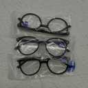 GIBLOGO Reading Glasses for Women/Men Eye Glasses Blue Light Reading Glasses Cheaters Eyeglasses (A1 3 Pack Black)