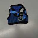 EcoBark Step in Dog Harness - Eco-Friendly Teacup Dog Harnesses for XXS, XS, and Small Dogs - Reflective and Adjustable Mini Body Halter Vest -Tiny Soft Mesh Toy Breed Harness (Bright Blue, XXS) (XXS- 4 to 5 lbs- Chest Up to 11 in (Pack of 1))