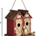 Sunset Vista Designs Welcome to The Woods Decorative Birdhouse, His & Hers