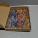Roshtia 24 Pack Hockey Straws, Reusable Curly Drinking Straws with Ice Hockey Decorations, Daily Drink Straw for Birthday Party Supplies, Team Gifts, Class Reunion, Sports Party Favors