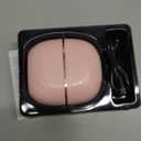 CBDYWVR Glambrushs Mini Hair Straightener, 3-Speed Temperature Control, 2-in-1 Glambrushs Cordless Straightener, Rapid Heating & Anti Scald Shell, Lightweight and Portable for Travel (Pink)