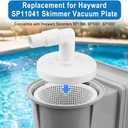 SP11041 Pool Skimmer Vacuum Plate, 5.9 Inch Skimmer Hose Adapter Compatible with Hayward SP1090, SP1091, SP1092, Skim Vac 1 1/4 and 1 1/2 Combo Hose Elbow Adapter for Vacuum Hose Connection
