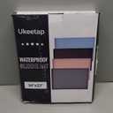 Extra Thick Silicone Mat Waterproof with Raised Edge 34" x 22", Under Sink Mat for Kitchen & Bathroom, Kitchen Cabinet Liner, Multi-Purpose for Storage & Protection, Gray