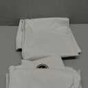 NICETOWN Natural 100% Blackout Linen Curtains 84 inch Long Burg for Living Room, 2 Panels, 52" Wide, Farmhouse Thick Completely Blackout Window Treatment Thermal Insulated Warm Drapes for Winter