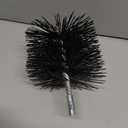 Stanbroil 6 Inch Round Chimney Cleaning Brush with 1/4" NPT Fitting for Insulated Chimneys, Stainless Steel or Metal Stove Pipes- Works with Most Chimney Rod Sets