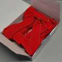 Christmas Bows - 12Pcs Christmas Red Velvet Bows 9''x13'' Packaged in a Box, Perfect for Gift Wrapping, Tree, Wreath, Gifts & Home Christmas Decorations