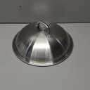 SUNRISE Heavy Duty Stainless Steel Wok Lid/Cover Dome (34cm), Fits 14" Wok