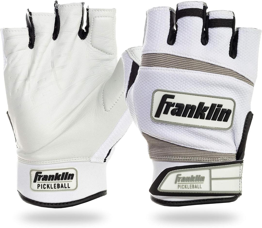 Franklin Sports Adult Pickleball Gloves - Men's & Women's - Right & Left Hand - White