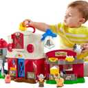 Fisher-Price Little People Toddler Learning Toy Caring for Animals Farm Electronic Playset for Preschool Pretend Play Kids Ages 1+ Years