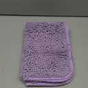 OLANLY Bathroom Rugs 24x16, Extra Soft Absorbent Chenille Bath Rugs, Rubber Backing Quick Dry, Machine Washable Bath Mats for Bathroom Floor, Tub and Shower, Home Decor Accessories, Lavender