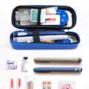 YOUSHARES Insulin Cooler Travel Case with Temperature Display - Refrigerated Medicine Cooling Bag with 2 TSA Approved Ice Pack, Medication Pen Diabetic Supplies Organizer for Trip and Daily