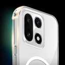 for OnePlus 15 Case Clear Compatible with MagSafe, Slim Fit Magnetic Rugged Bumper Cover Shockproof (Clear)