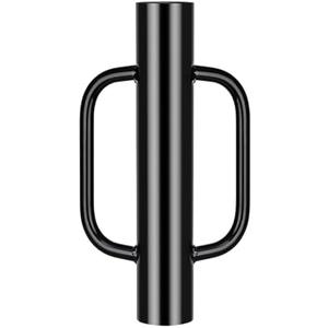 Gtongoko 12LB T Post Driver with Handles Heavy Duty Fence Post Driver Post Pounder for T-Posts，U Channel，Metal Post and Sign Post Pole Driver Tool,17 Inch Black