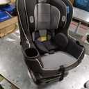 Graco Extend2Fit Comvertible Car Seat, Rear and Forward Facing Car Seat with Adjustable Extension Panel for Extra Legroom, Great Gt for Baby Shower or Baby Registry, Gotham. MFD 01/08/2026