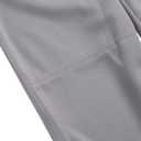 Champro Boys' MVP Open Bottom Relaxed Fit Baseball Pants (Gray, M)