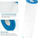 WuYan 4pcs Pool Filter Compatible with Jandy CL 460, CV460, PJAN115,for Unicel C-7468, for Filbur FC-0810,FC-6410,FC-0810,XLS-705,4x115sq.ft Filter Cartridge