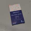 WRITECH Gel Pens Fine Point: Retractable 0.5mm Multicolor Ink 8ct Silent Click No Smear Smudge Extra Smooth Writing Bullet Tip Colored Pen Non Bleed for Journaling Note Taking Drawing