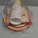 144Pcs Christmas Vintage Tableware Set Serve 24,Christmas Reindeer Party Plates and Napkins Winter Holiday Birthday Party Supplies Vintage Santa Claus Reindeer Decoration for Xmas New Year Party